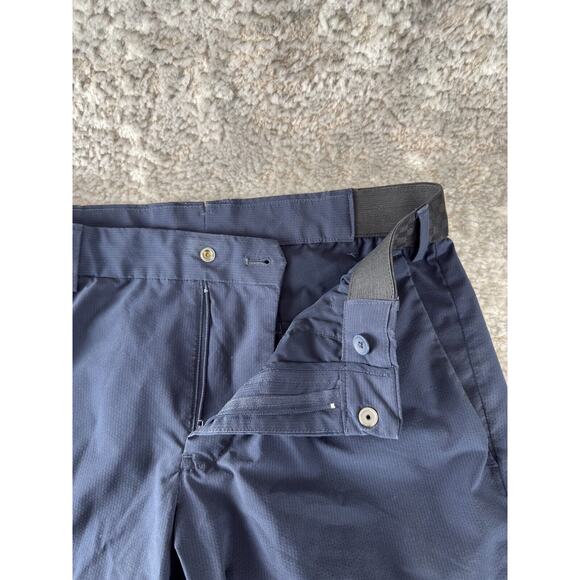 Mango MNG Mens Sz 30 Navy Performance Chino Pants Comfort Stretch Waist - Picture 9 of 13